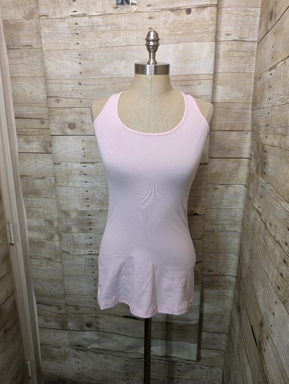 lululemon athletica Soft Pink Ribbed Scoop Tank